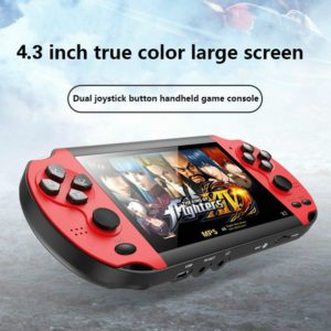 Handheld Game Console Nostalgic 4.3 Inch HD Large Screen 8G Double-rocker X7 Classic Game Retro Mini Handheld MP5 Video Game
